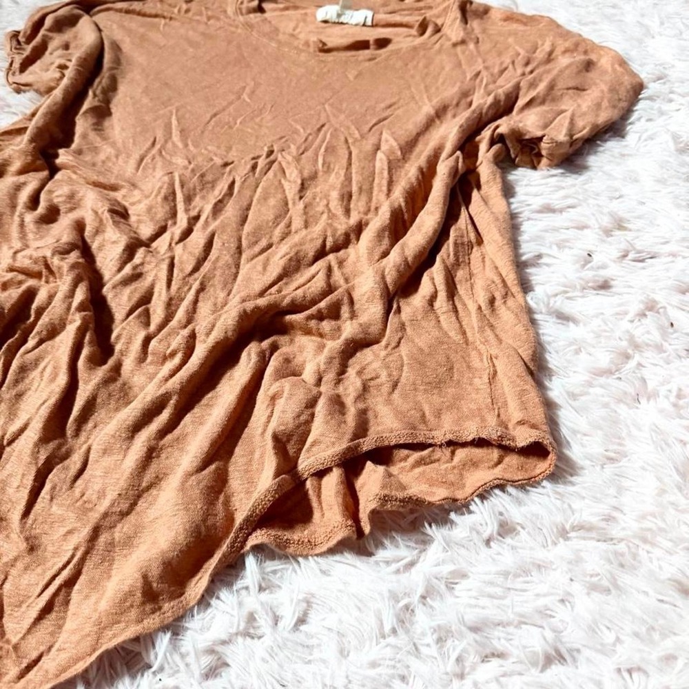 100% Linen Lightweight Flowy Earthy Natural Minimalist Top Womens S Patchouli - Picture 4 of 7